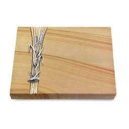 Grabtafel Woodland Strikt Ähren 2 (Alu)