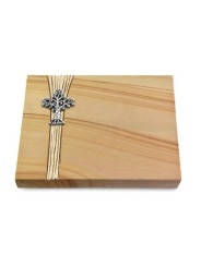 Grabtafel Woodland Strikt Baum 2 (Alu)