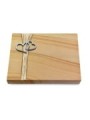 Grabtafel Woodland Strikt Herzen (Alu)