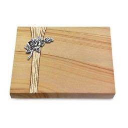 Grabtafel Woodland Strikt Rose 1 (Alu)
