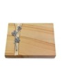 Grabtafel Woodland Strikt Rose 9 (Alu)