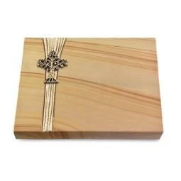 Grabtafel Woodland Strikt Baum 2 (Bronze)