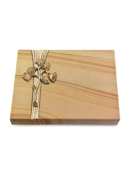 Grabtafel Woodland Strikt Gingozweig 1 (Bronze)