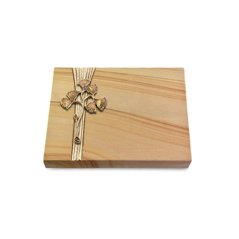 Grabtafel Woodland Strikt Gingozweig 1 (Bronze)