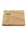 Grabtafel Woodland Strikt Kreuz 2 (Bronze)