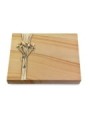 Grabtafel Woodland Strikt Lilie (Bronze)