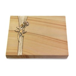 Grabtafel Woodland Strikt Rose 6 (Bronze)