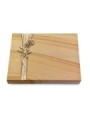 Grabtafel Woodland Strikt Rose 6 (Bronze)