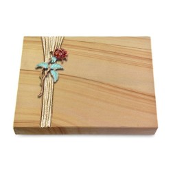 Grabtafel Woodland Strikt Rose 2 (Color)