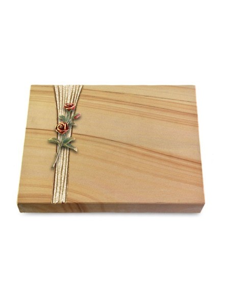 Grabtafel Woodland Strikt Rose 6 (Color)