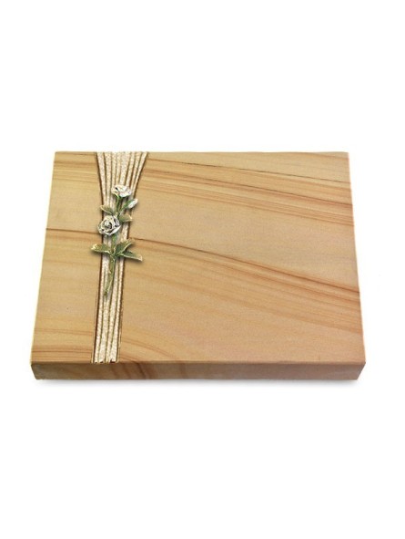 Grabtafel Woodland Strikt Rose 8 (Color)