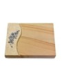 Grabtafel Woodland Wave Rose 5 (Alu)