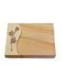 Grabtafel Woodland Wave Rose 9 (Bronze)