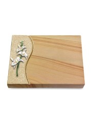 Grabtafel Woodland Wave Orchidee (Color)