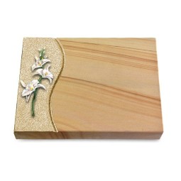 Grabtafel Woodland Wave Orchidee (Color)