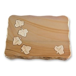 Grabplatte - Motiv Fallendes Laub (Exklusiv)