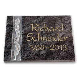 Grabtafel - Motiv Blattranke