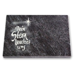 Grabtafel - Motiv dein Stern