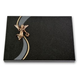 Grabtafel - Motiv fliegender Engel