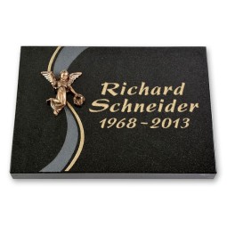 Grabtafel - Motiv fliegender Engel