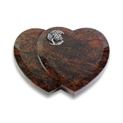 Grabstein Amoureux/Aruba Baum 1 (Alu) 50x40