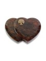 Grabstein Amoureux/Aruba Baum 3 (Bronze) 50x40