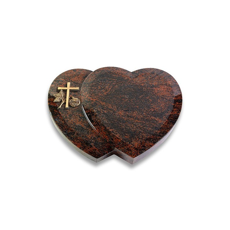 Grabstein Amoureux/Aruba Kreuz 1 (Bronze) 50x40