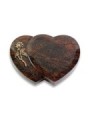 Grabstein Amoureux/Aruba Rose 2 (Bronze) 50x40