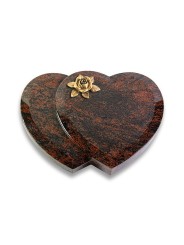 Grabstein Amoureux/Aruba Rose 4 (Bronze) 50x40