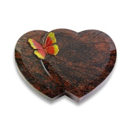 Grabstein Amoureux/Aruba Papillon 2 (Color) 50x40