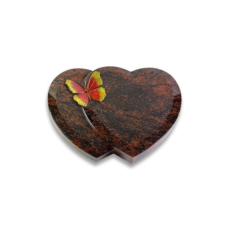 Grabstein Amoureux/Aruba Papillon 2 (Color) 50x40