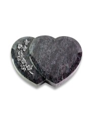 Grabstein Amoureux/Orion Efeu (Alu) 50x40