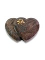 Grabstein Amoureux/Paradiso Rose 4 (Bronze) 50x40