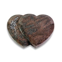 Grabstein Amoureux/Paradiso Rose 1 (Alu) 50x40