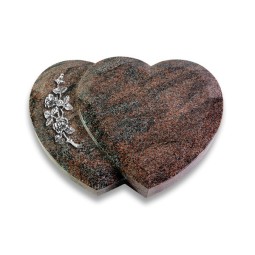 Grabstein Amoureux/Paradiso Rose 5 (Alu) 50x40