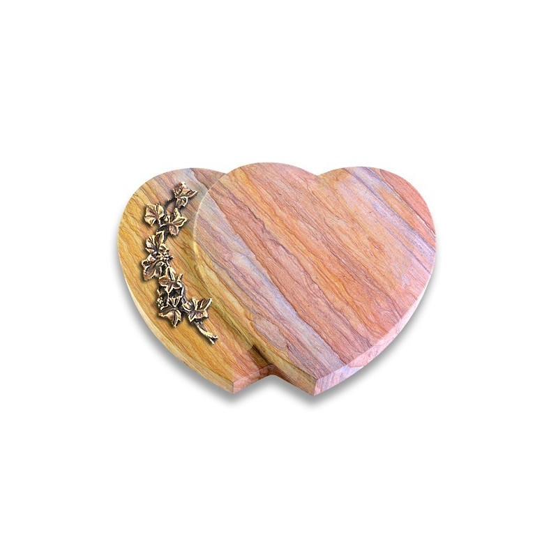 Grabstein Amoureux/Rainbow Efeu (Bronze) 50x40