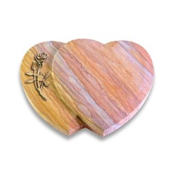 Grabstein Amoureux/Rainbow Rose 6 (Bronze) 50x40