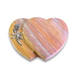 Grabstein Amoureux/Rainbow Rose 6 (Alu) 50x40