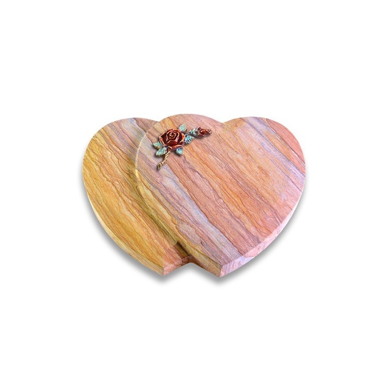 Grabstein Amoureux/Rainbow Rose 1 (Color) 50x40