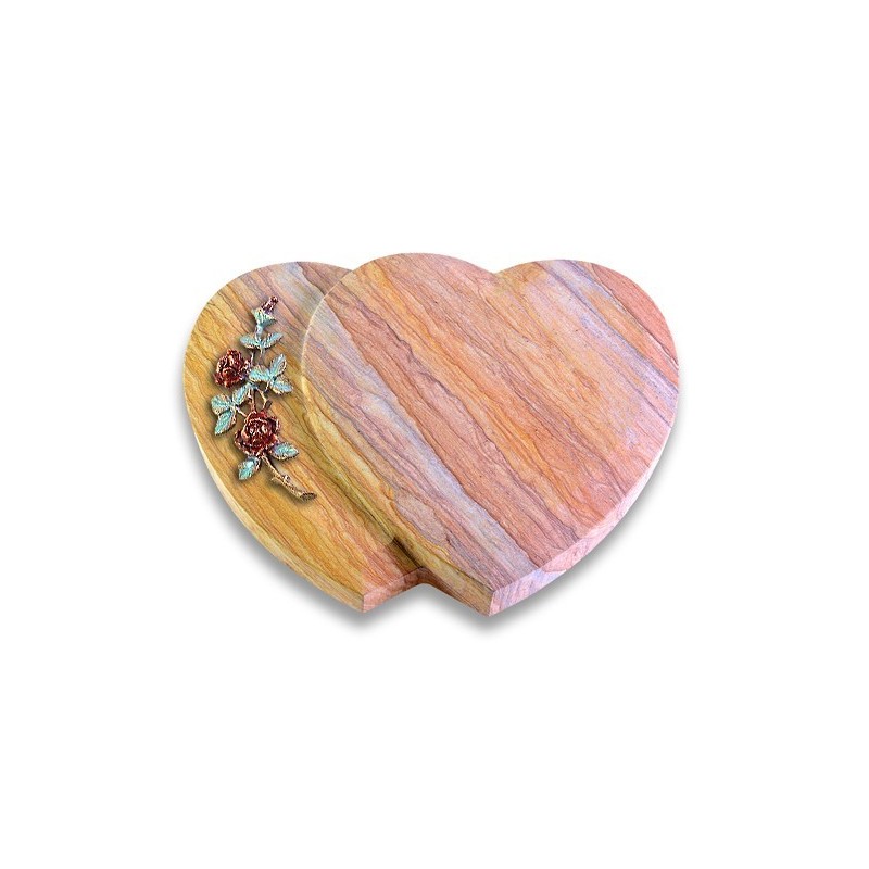 Grabstein Amoureux/Rainbow Rose 3 (Color) 50x40