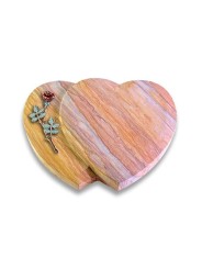 Grabstein Amoureux/Rainbow Rose 4 (Color) 50x40