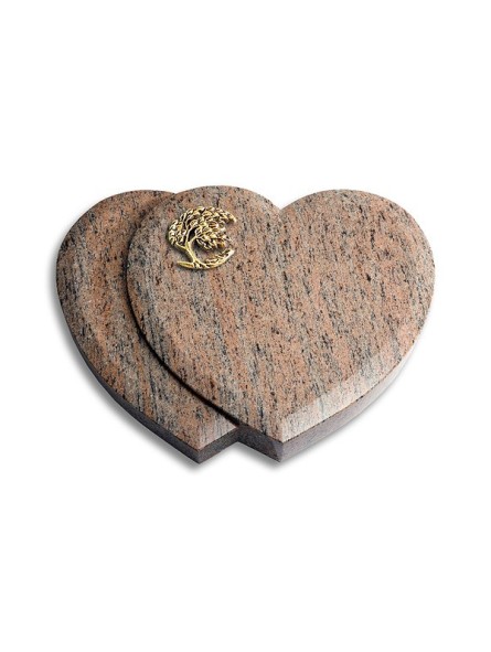 Grabstein Amoureux/Raw Silk Baum 1 (Bronze) 50x40