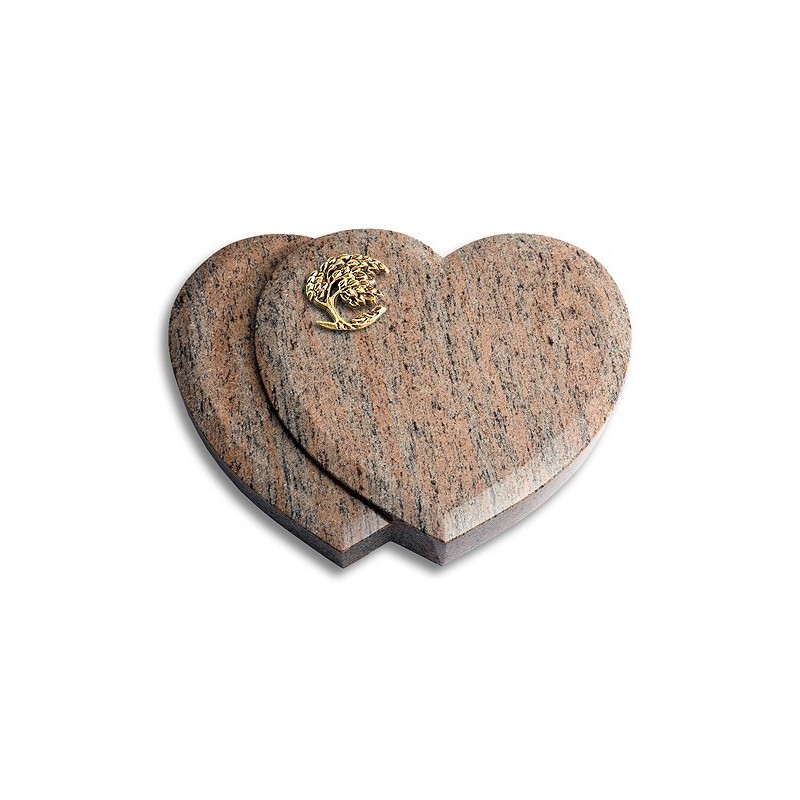 Grabstein Amoureux/Raw Silk Baum 1 (Bronze) 50x40