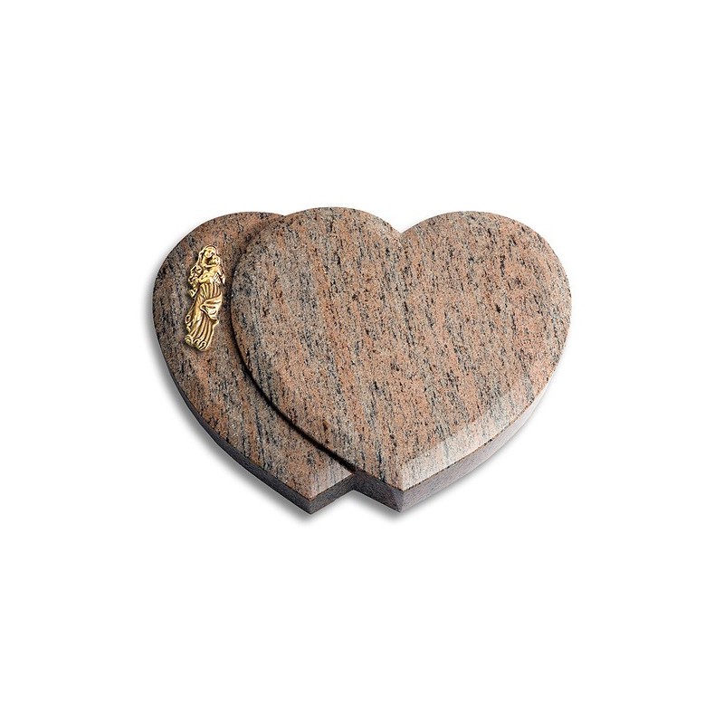 Grabstein Amoureux/Raw Silk Maria (Bronze) 50x40