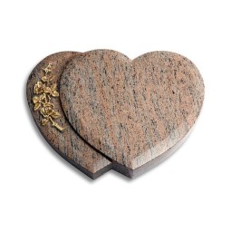 Grabstein Amoureux/Raw Silk Rose 5 (Bronze) 50x40