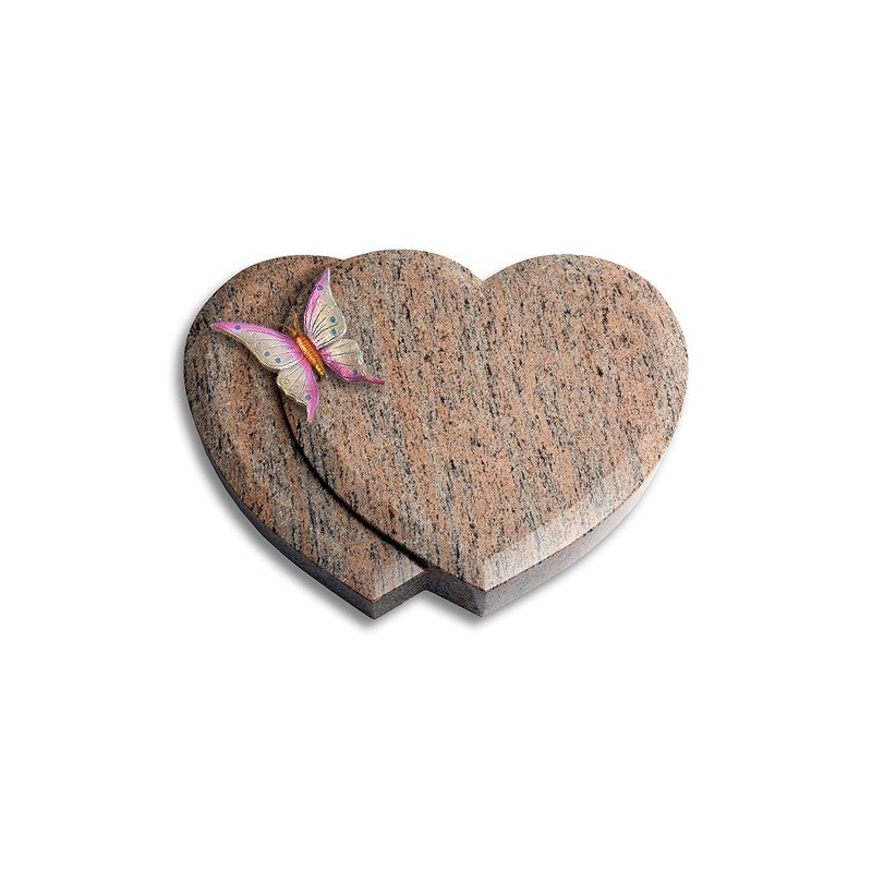 Grabstein Amoureux/Raw Silk Papillon 1 (Color) 50x40