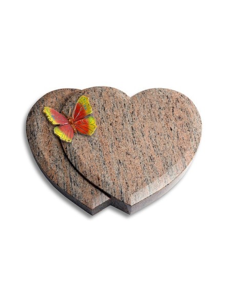 Grabstein Amoureux/Raw Silk Papillon 2 (Color) 50x40