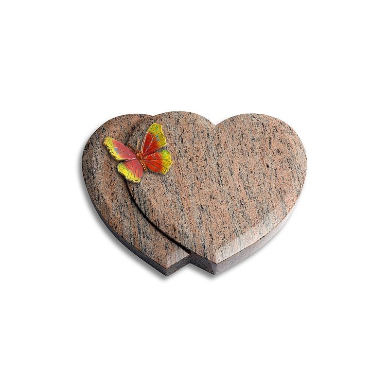 Grabstein Amoureux/Raw Silk Papillon 2 (Color) 50x40