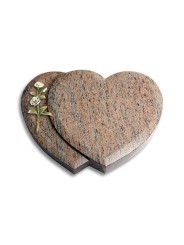 Grabstein Amoureux/Raw Silk Rose 8 (Color) 50x40