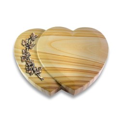 Grabstein Amoureux/Woodland Efeu (Bronze) 50x40